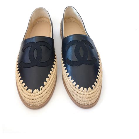 cheap chanel leather espadrilles|authentic chanel espadrilles for sale.